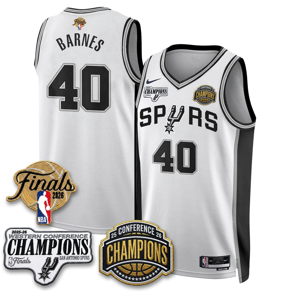SAS 2026 NBA Western Conference Champions Vapor Jersey - Stitched