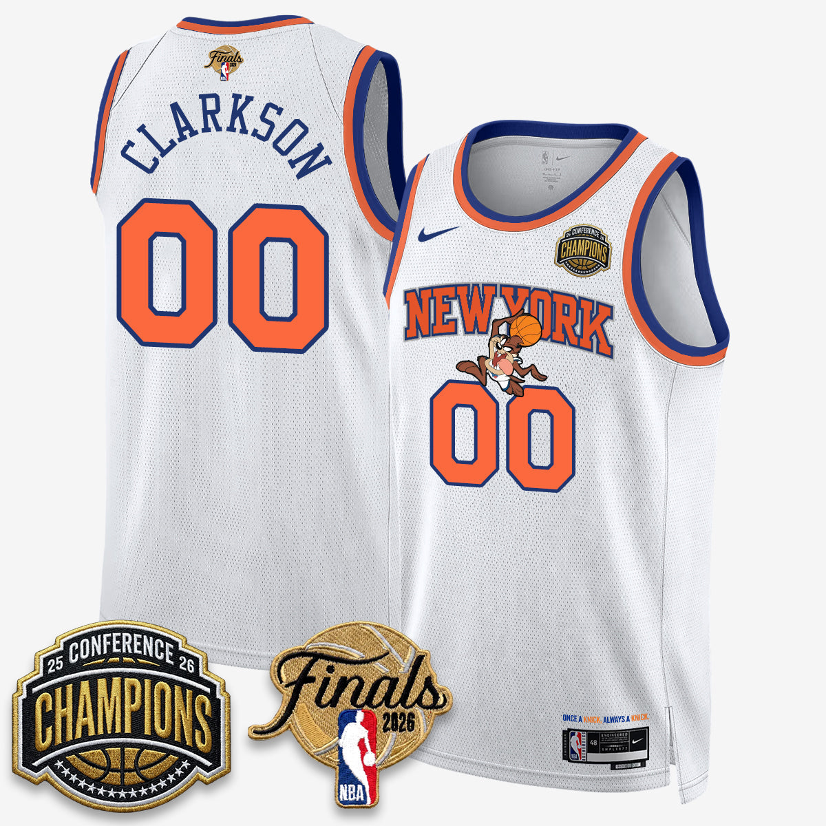 NYK 2026 NBA Eastern Conference Champions x Looney Tunes Vapor Jersey V2- Stitched