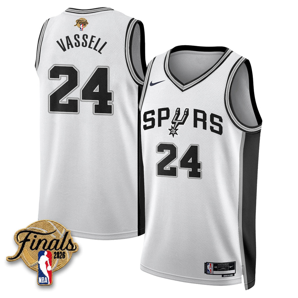 SAS 2026 NBA Western Conference Champions Vapor Jersey V2- Stitched