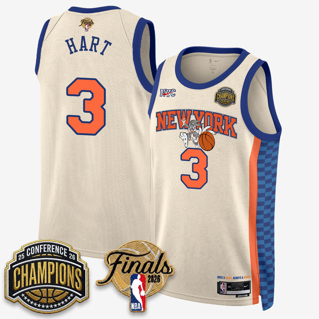 NYK 2026 NBA Eastern Conference Champions x Looney Tunes Vapor Jersey V2- Stitched