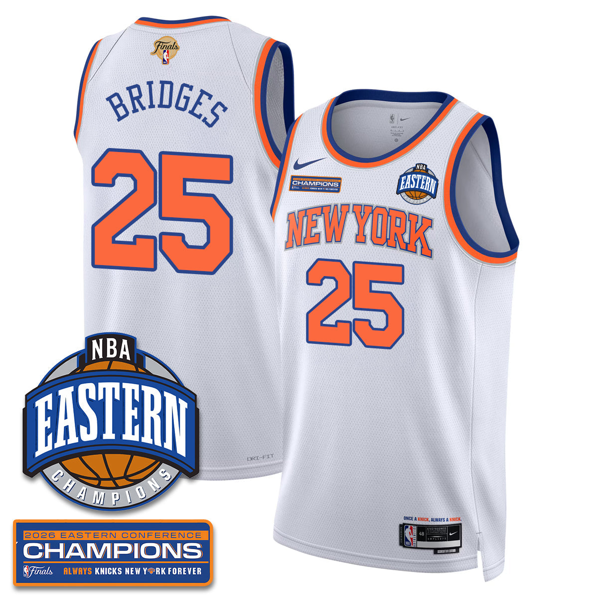 NYK 2026 NBA Eastern Conference Champions City Jersey - Stitched