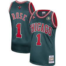 Chicago Bulls Derrick Rose 2008-09 Mitchell & Ness Green Basketball Jersey