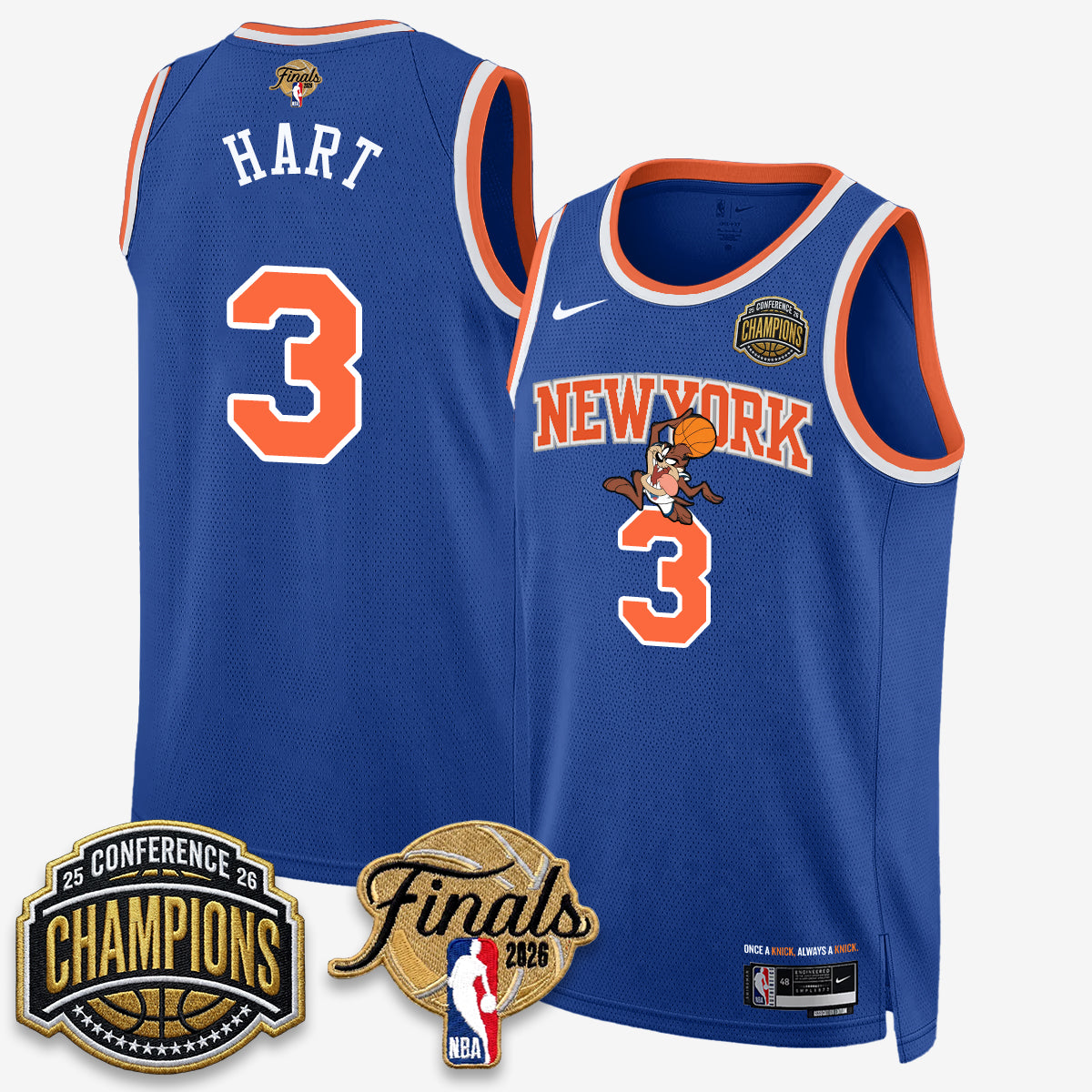 NYK 2026 NBA Eastern Conference Champions x Taz Vapor Jersey - Stitched