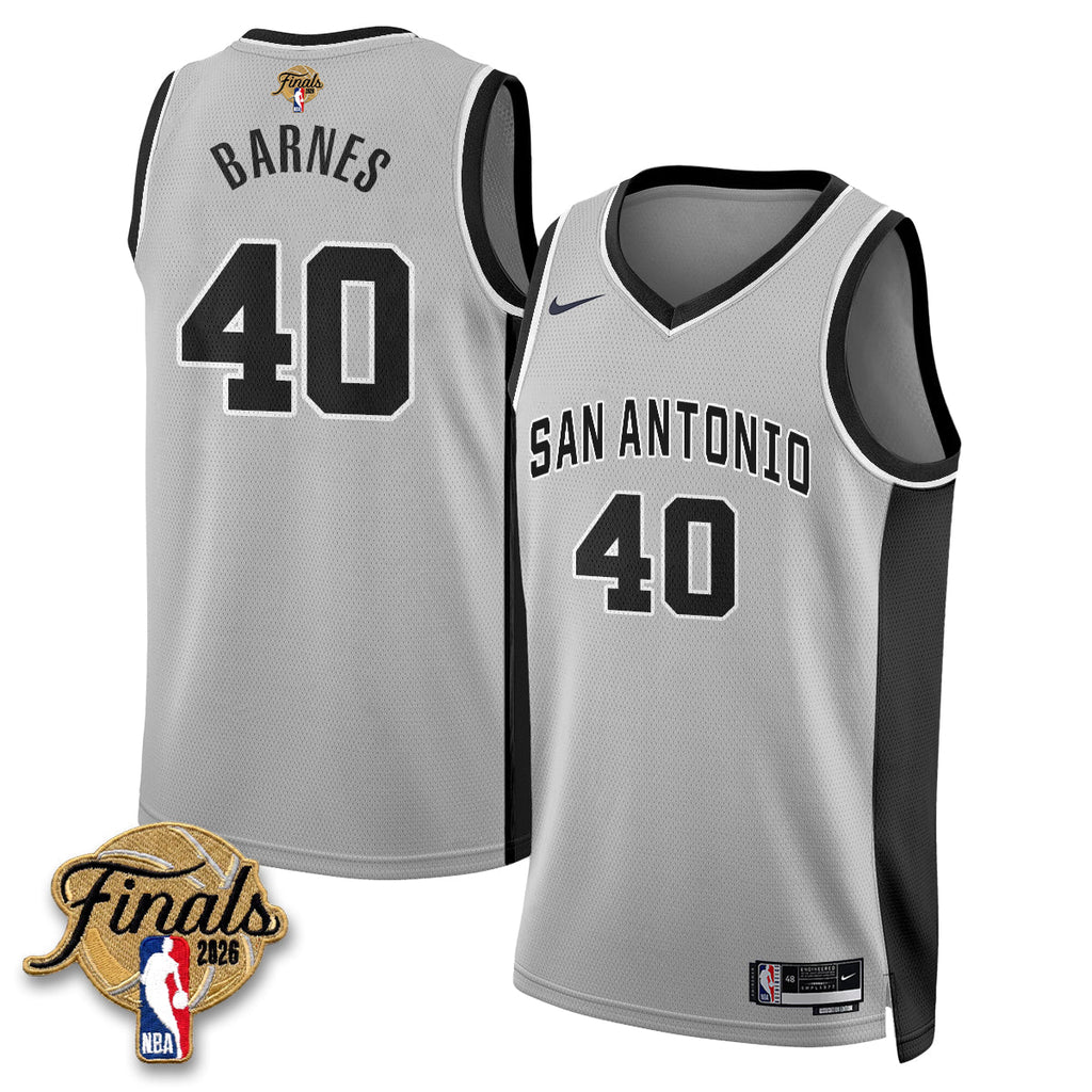 SAS 2026 NBA Western Conference Champions Vapor Jersey V2- Stitched