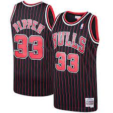 Chicago Bulls Scottie Pippen Black 1995-96 Hardwood Classics Swingman Jersey