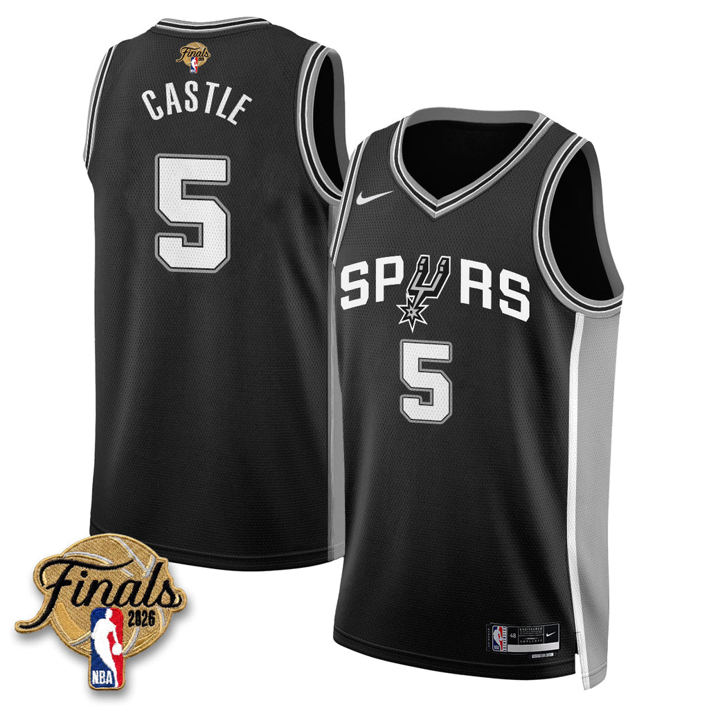 SAS 2026 NBA Western Conference Champions Vapor Jersey V2- Stitched