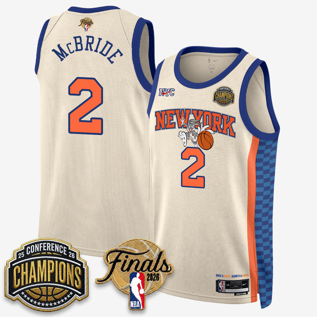 NYK 2026 NBA Eastern Conference Champions x Looney Tunes Vapor Jersey V2- Stitched