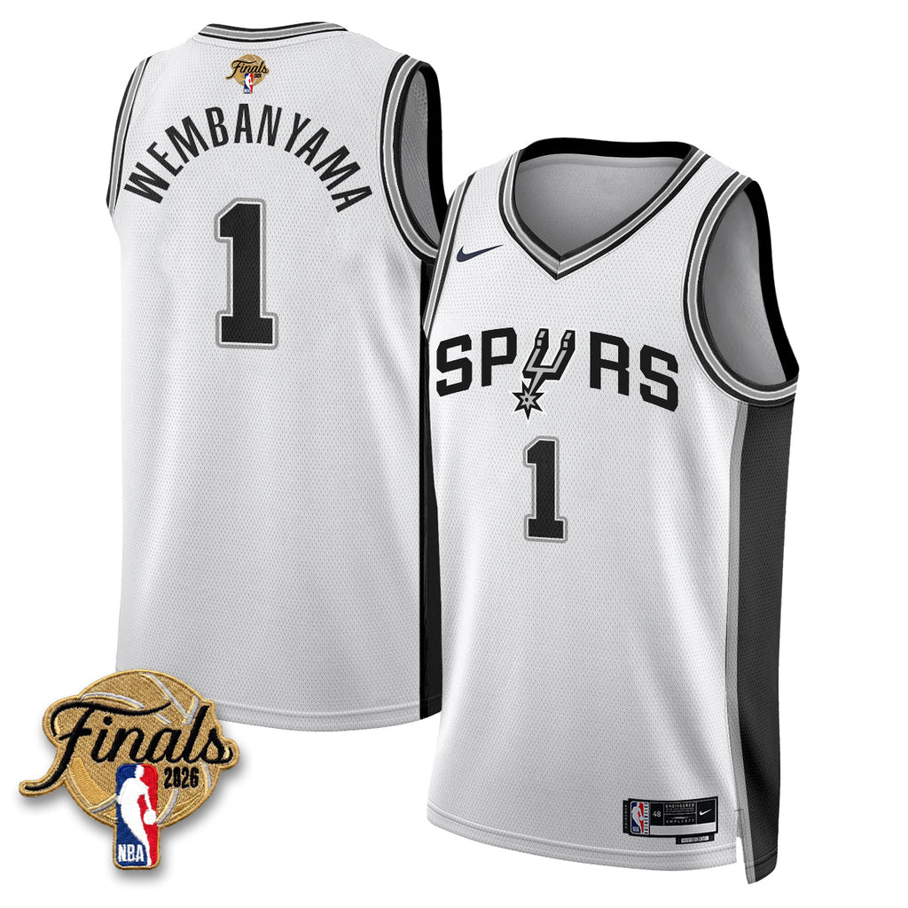 SAS 2026 NBA Western Conference Champions Vapor Jersey V2- Stitched