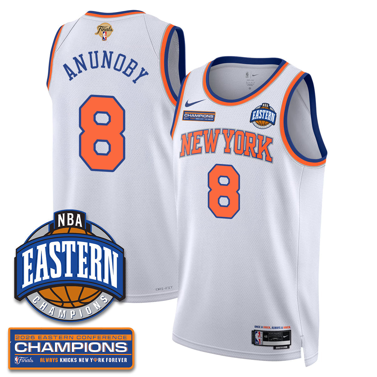 NYK 2026 NBA Eastern Conference Champions Vapor Jersey - Stitched