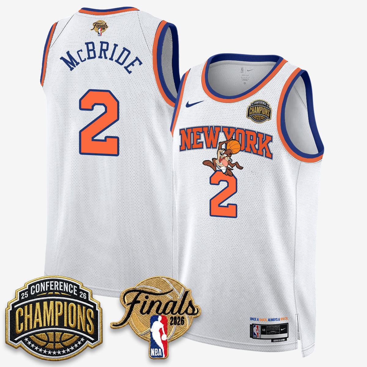 NYK 2026 NBA Eastern Conference Champions x Bunny Vapor Jersey V2- Stitched
