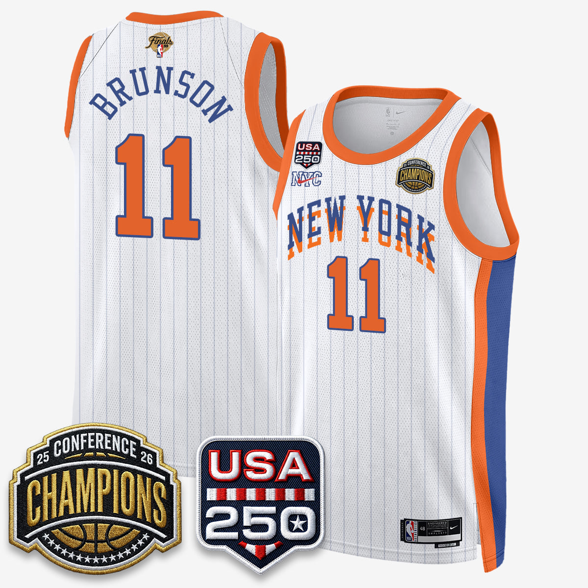 NYK 2026 NBA Eastern Conference Champions City Edition Jersey - Stitched