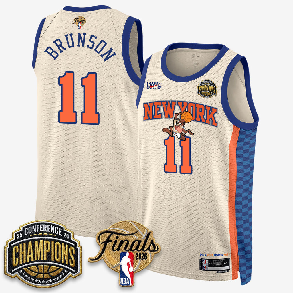 NYK 2026 NBA Eastern Conference Champions x Looney Tunes Vapor Jersey V2- Stitched