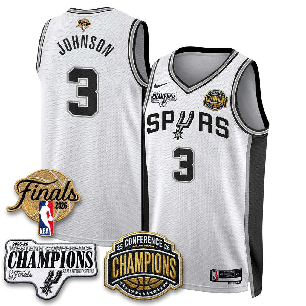 SAS 2026 NBA Western Conference Champions Vapor Jersey - Stitched