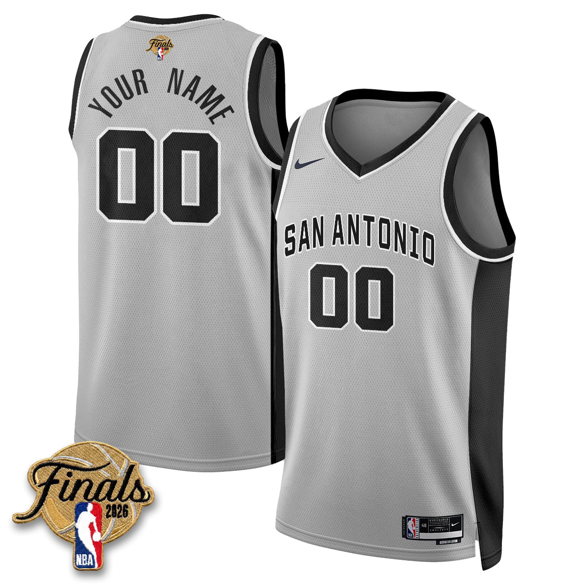 SAS 2026 NBA Western Conference Champions Vapor Custom Jersey V2- Stitched
