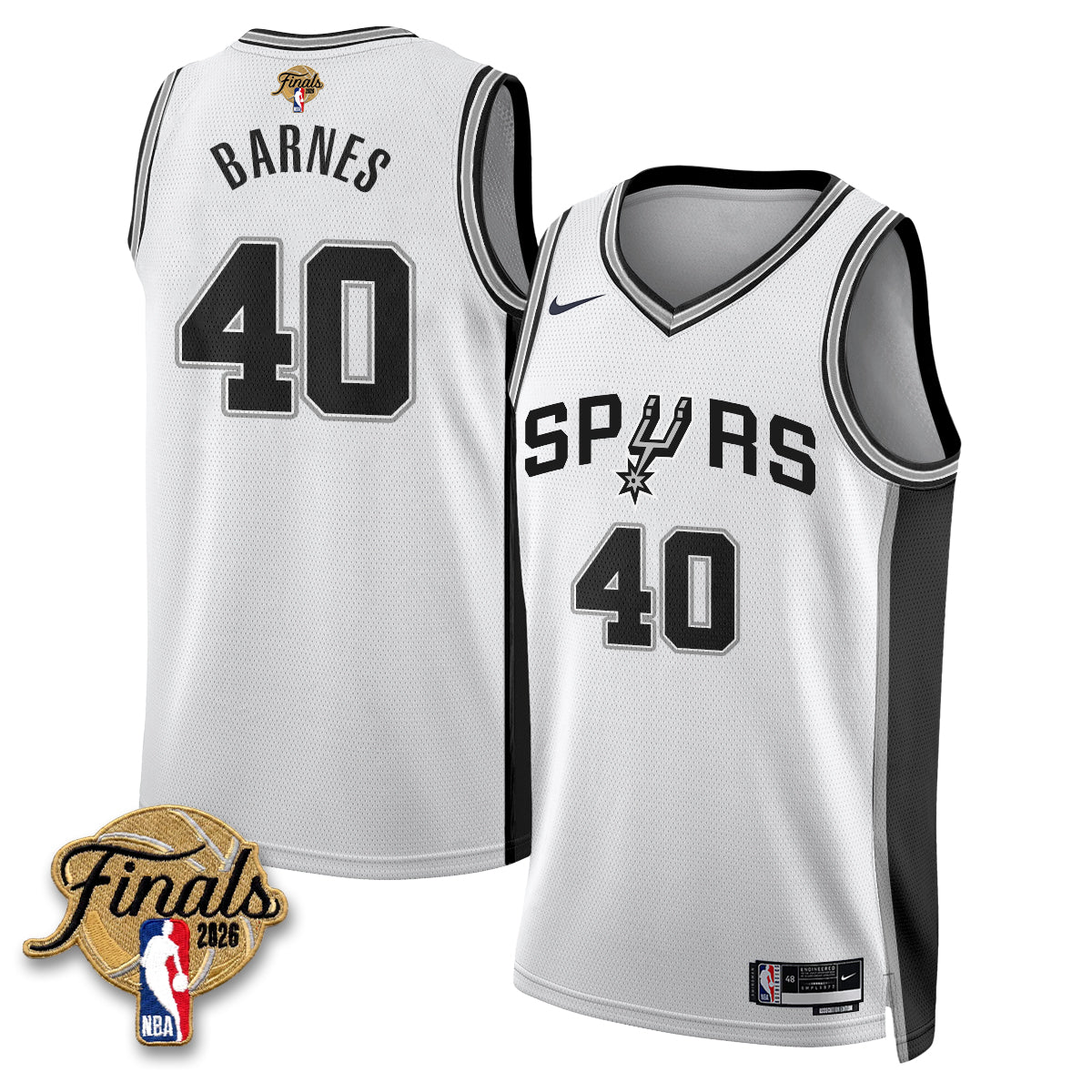 SAS 2026 NBA Western Conference Champions Vapor Jersey V2- Stitched