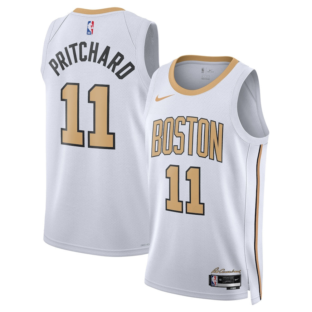 Boston Celtics 202526 City Edition Swingman Jersey White Payton Pritchard Unisex | RTJ13310