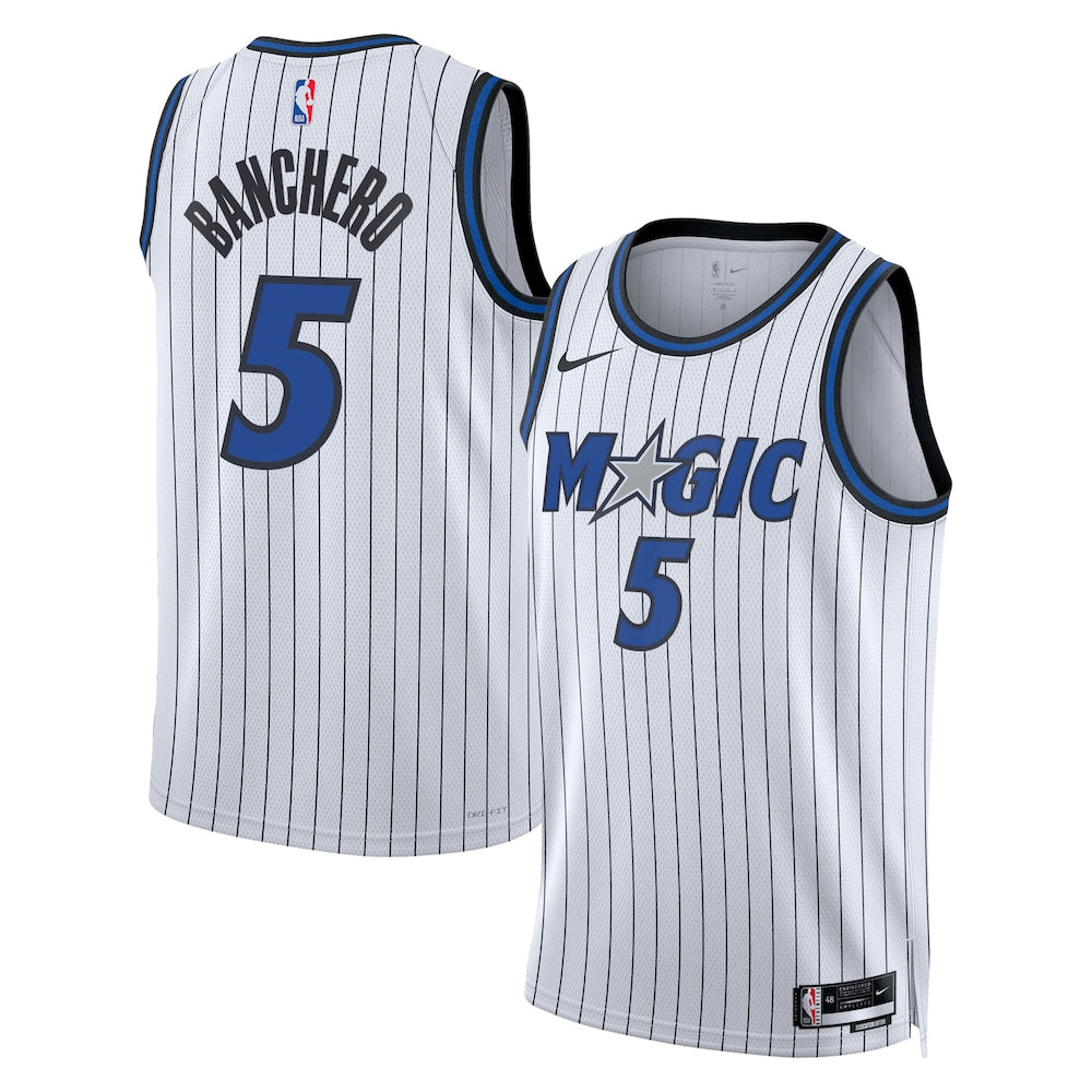 Orlando Magic Replica Association Edition Swingman Jersey White Paolo Banchero Unisex | RTJ13269