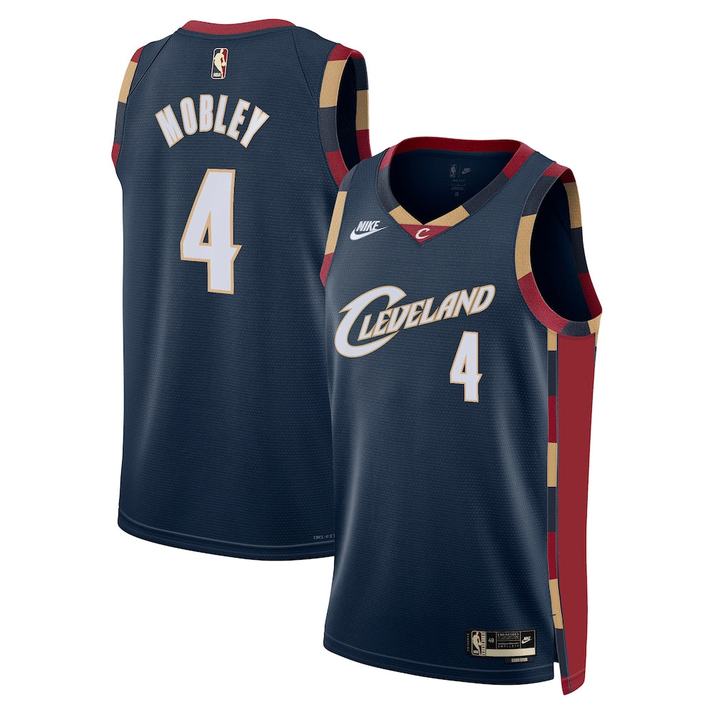 Cleveland Cavaliers Classic Edition Jersey Navy Evan Mobley Unisex | RTJ13238