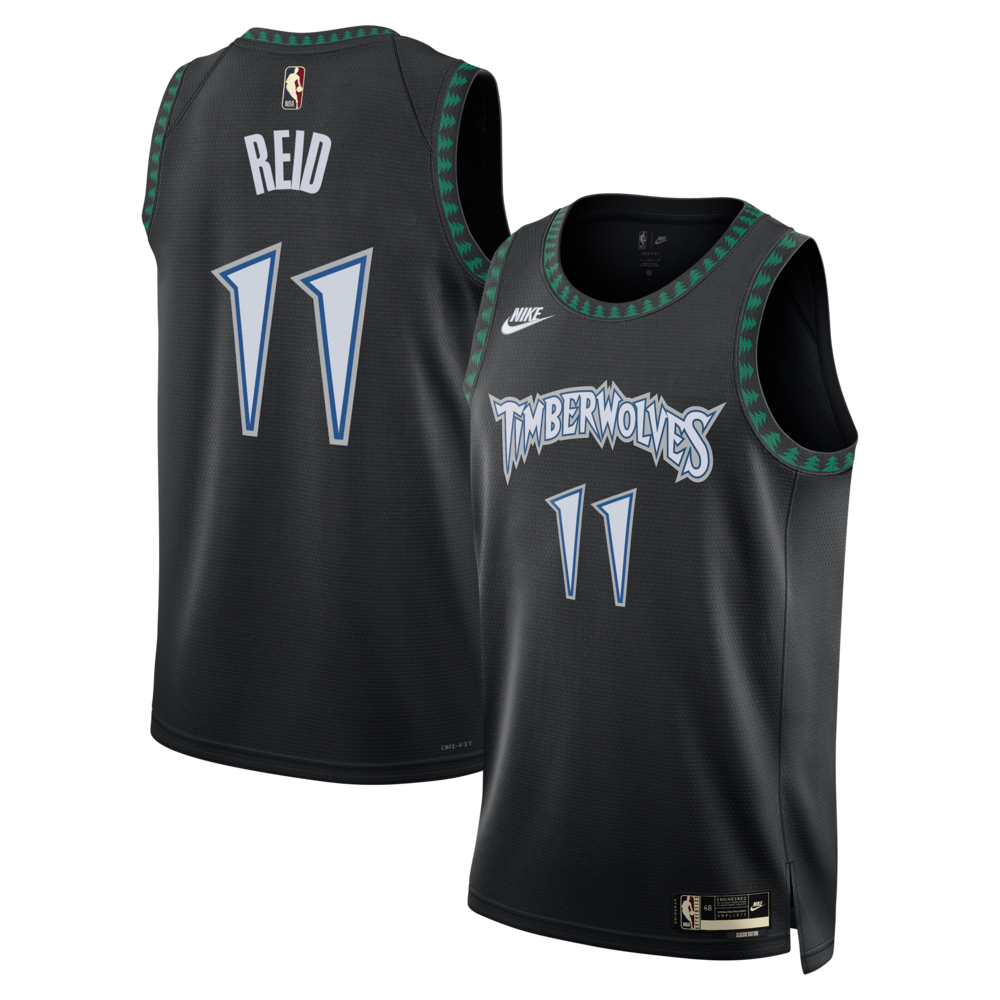 Minnesota Timberwolves Classic Edition Jersey Black Naz Reid Unisex | RTJ13207