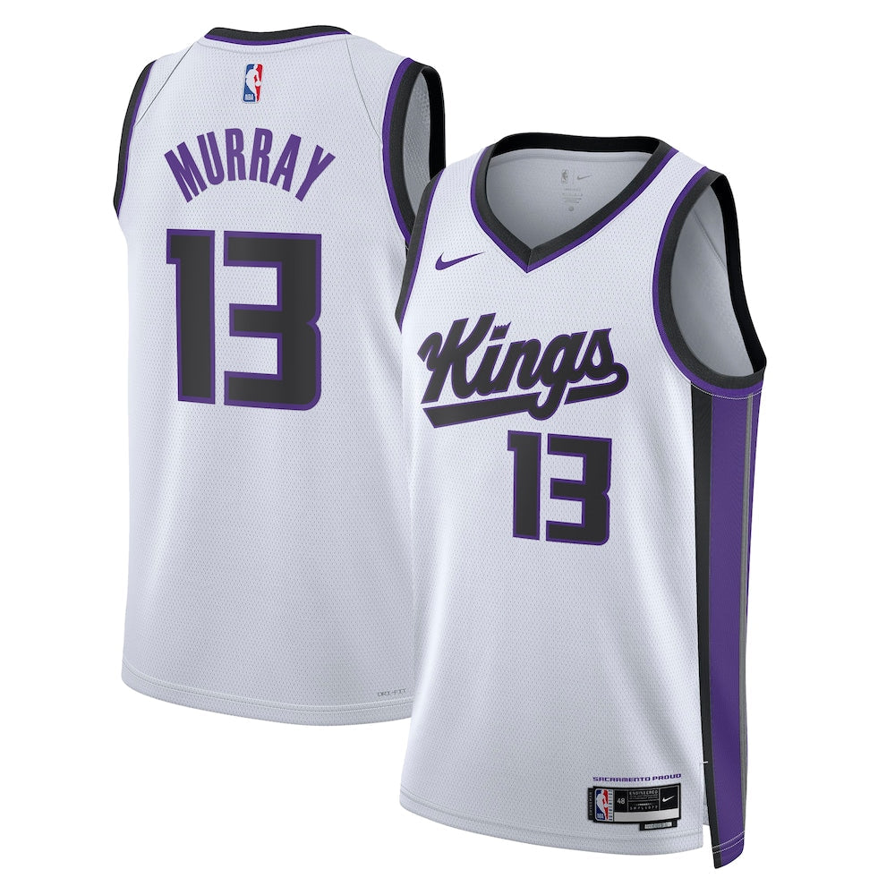 Sacramento Kings Association Edition Swingman Jersey White Keegan Murray Unisex | RTJ13205
