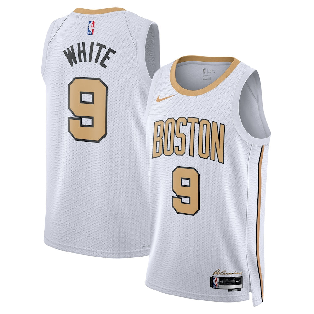 Boston Celtics 202526 City Edition Swingman Jersey White Derrick White Unisex | RTJ13214