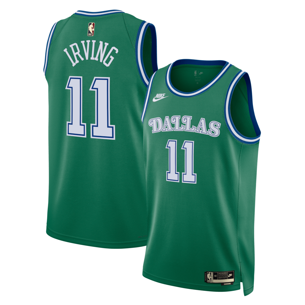 Dallas Mavericks Classic Edition Jersey Green Kyrie Irving Unisex | RTJ13157