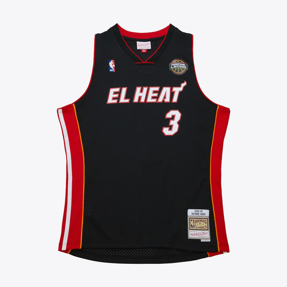 Miami Heat Dark El Heat Swingman Jersey Dwyane Wade 2008 | RTJ13129