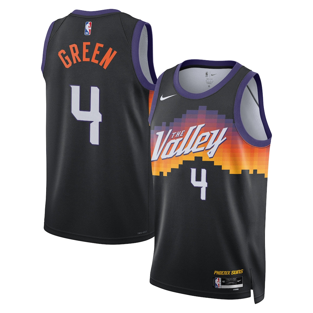 Phoenix Suns 202526 City Edition Swingman Jersey Black Jalen Green Unisex | RTJ13112