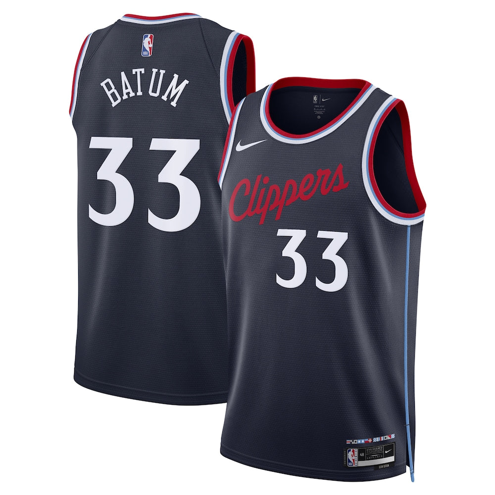 La Clippers Icon Edition Swingman Jersey Black Nicolas Batum Unisex | RTJ13097