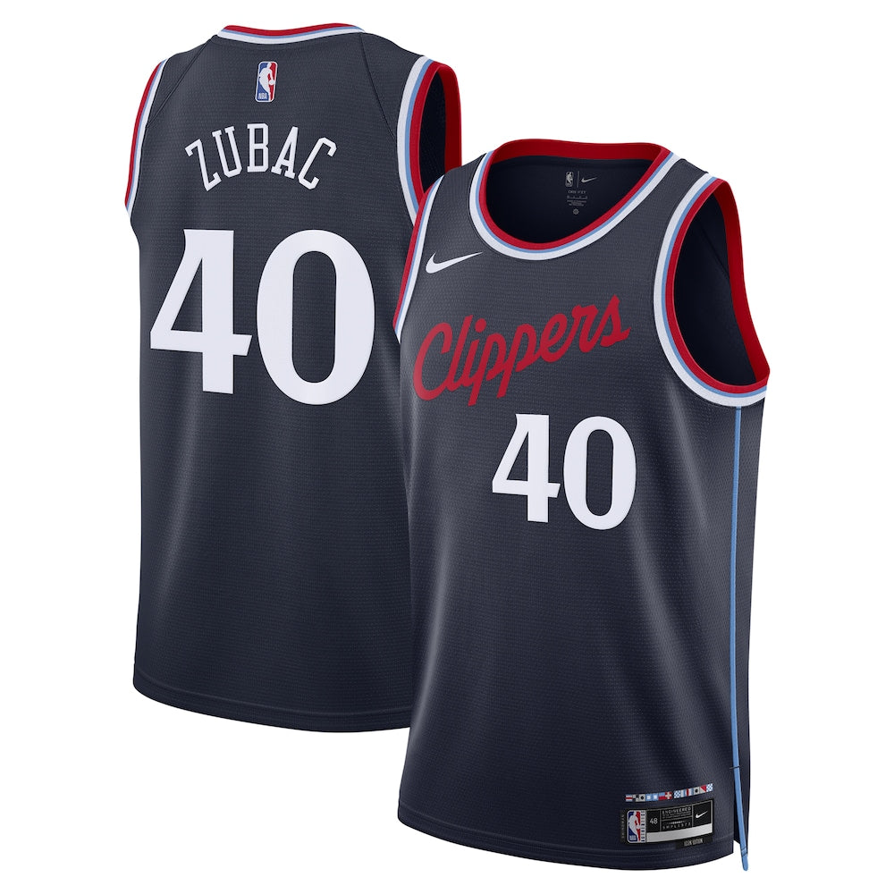 La Clippers Icon Edition Swingman Jersey Black Ivica Zubac Unisex | RTJ13081