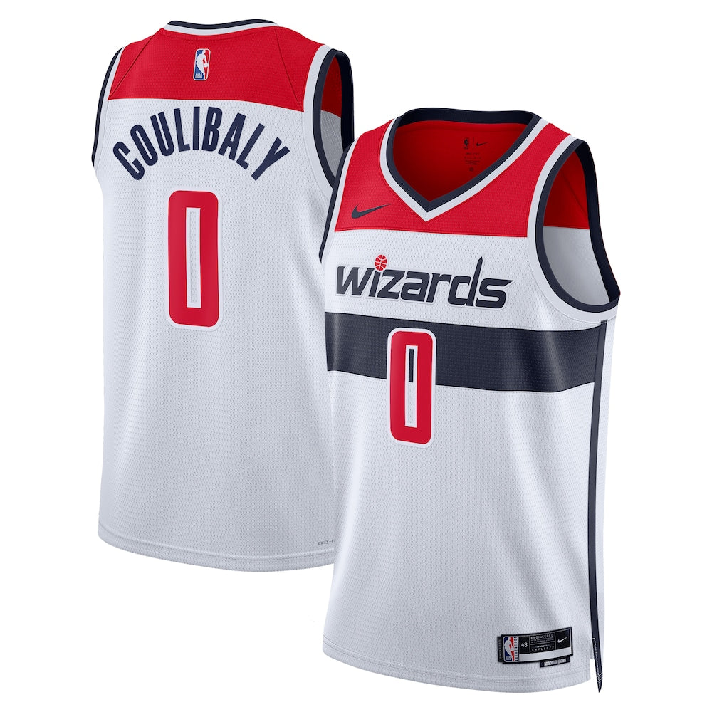 Washington Wizards Association Edition Swingman Jersey White Bilal Coulibaly Unisex | RTJ13075