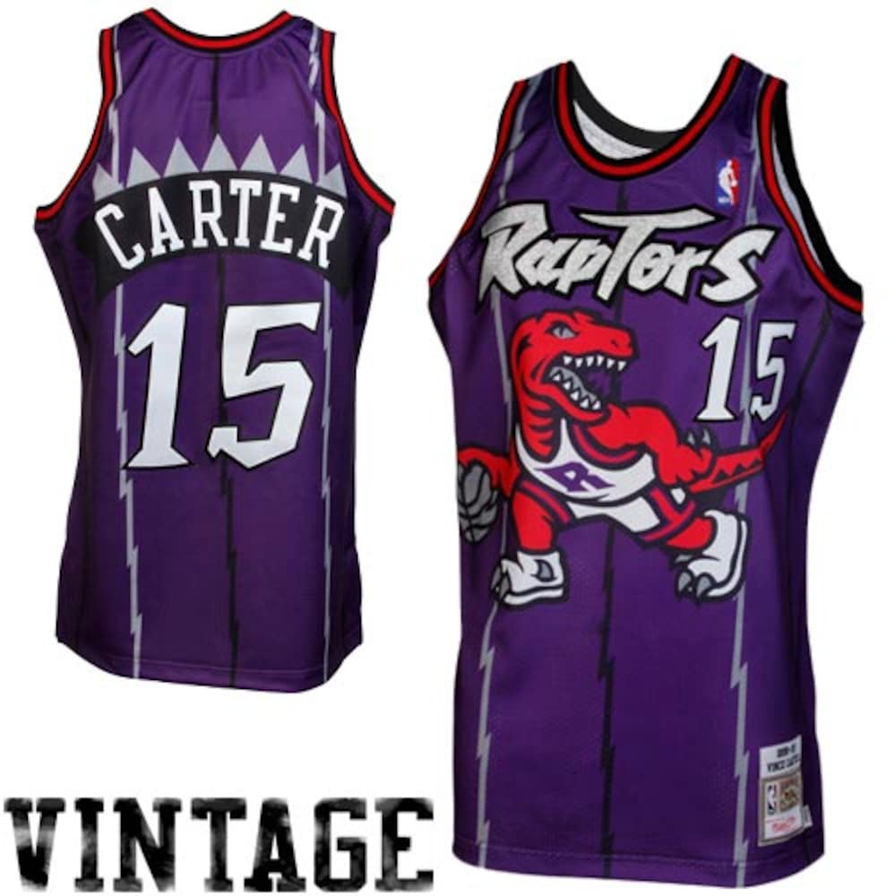 Vince Carter Toronto Raptors 1998 1999 Throwback Jersey Purple | RTJ13059