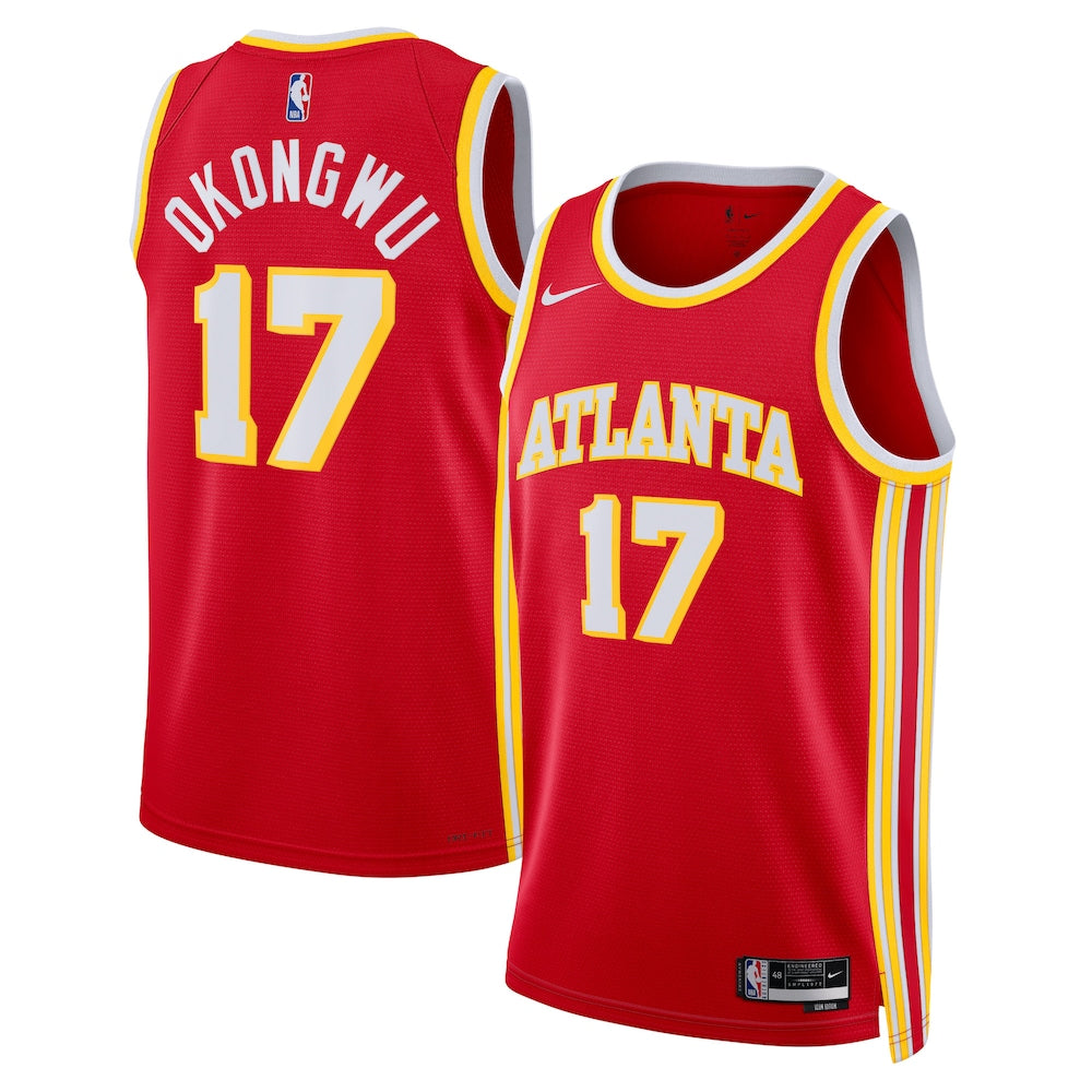 Atlanta Hawks Icon Edition Swingman Jersey Red Onyeka Okongwu Unisex | RTJ13052