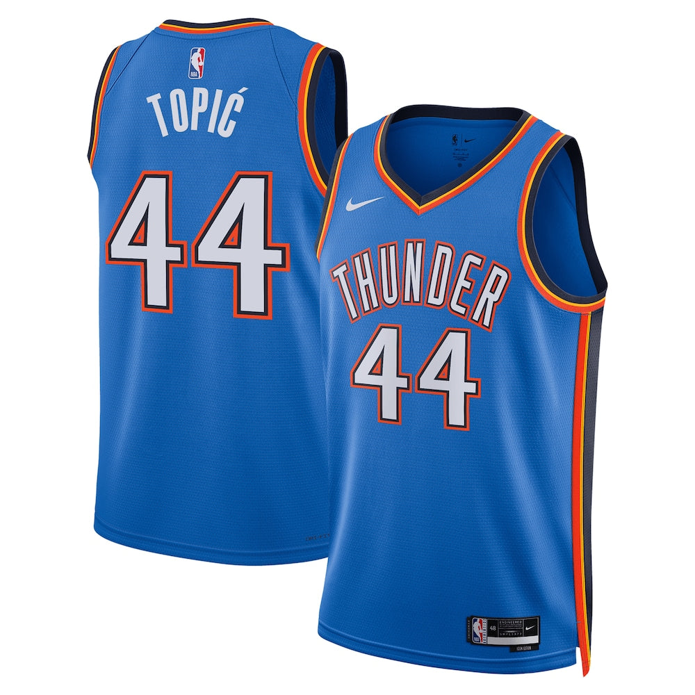 Oklahoma City Thunder Icon Swingman Jersey Blue Nikola Topi Unisex | RTJ13038