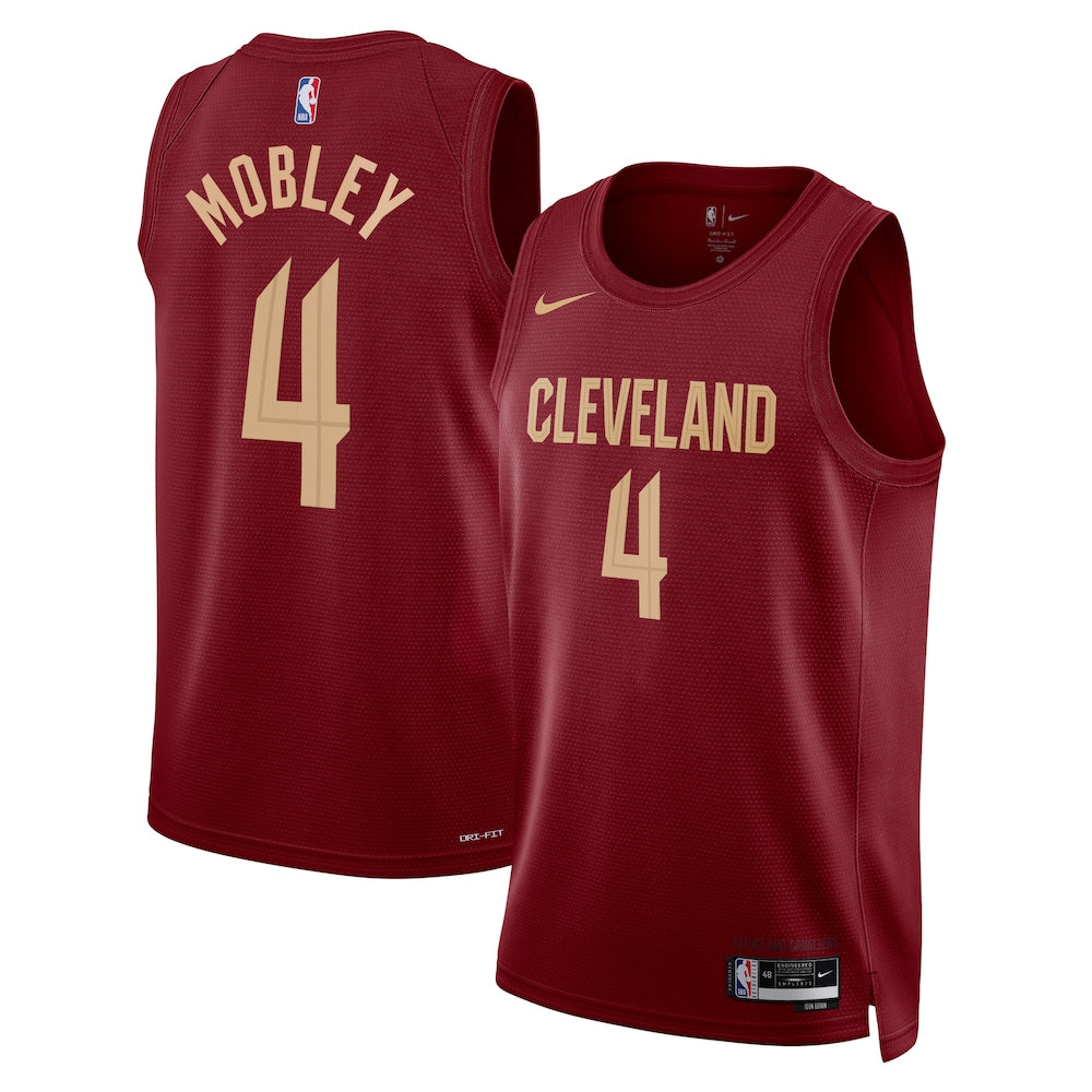 Cleveland Cavaliers Icon Edition Swingman Jersey Maroon Evan Mobley Unisex | RTJ13008