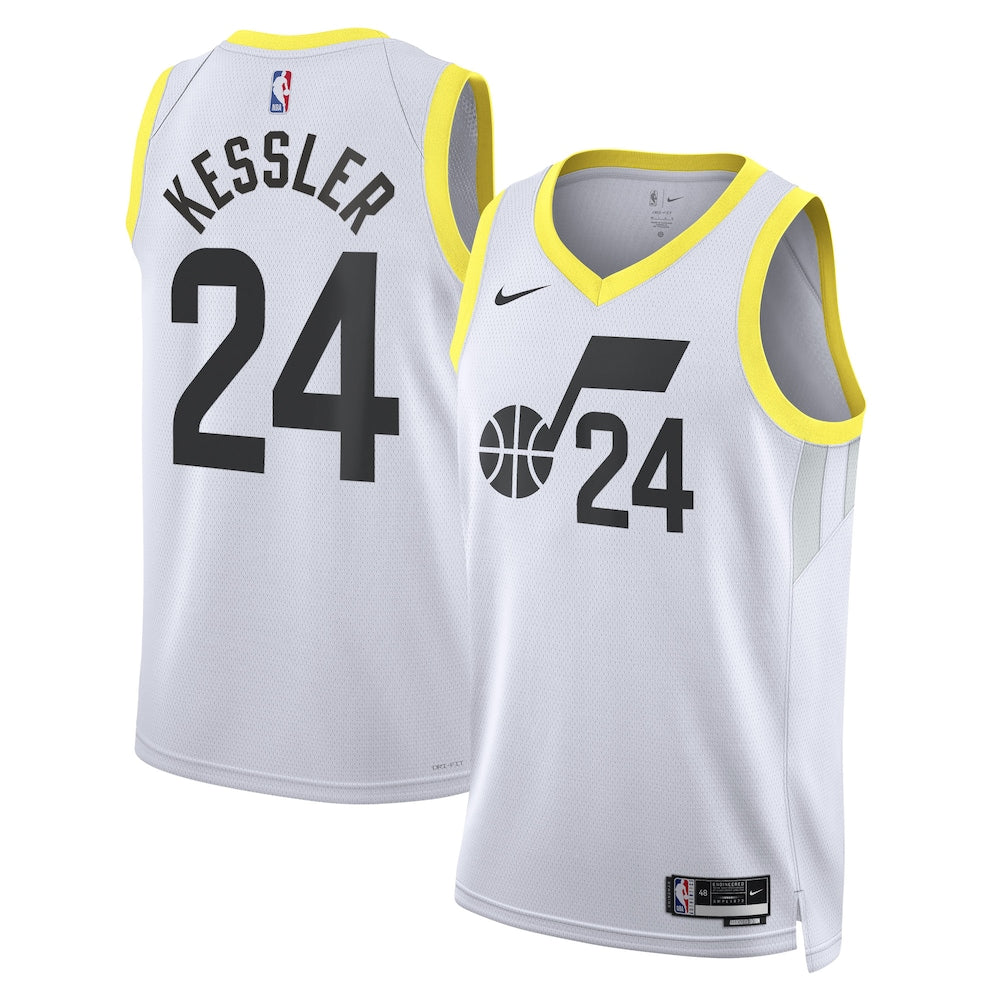 Utah Jazz Association Edition Swingman Jersey White Walker Kessler Unisex | RTJ13020