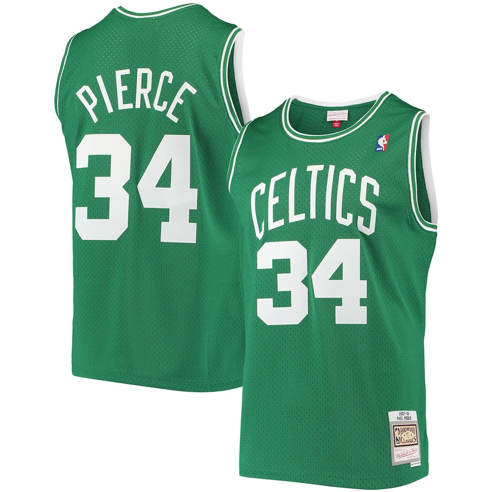Mens Paul Pierce Kelly Green Boston Celtics 2007 08 Hardwood Classics Swingman Jersey | RTJ13005