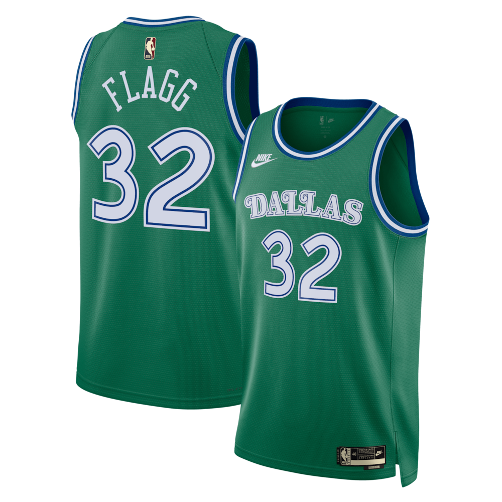 Dallas Mavericks Classic Edition Jersey Green Cooper Flagg Unisex | Stitched Jersey RTJS 12138