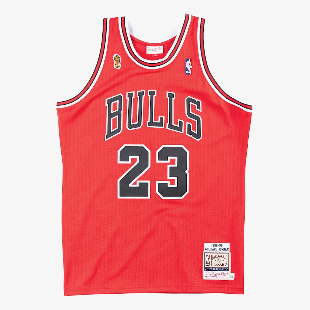 Chicago Bulls Jersey Road Finals Michael Jordan 1995 96 | Stitched Jersey RTJS 12136