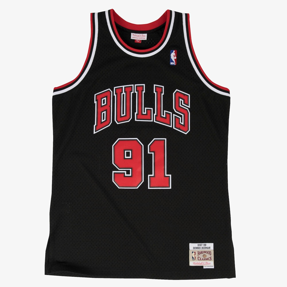 Chicago Bulls Swingman Jersey Alternate Dennis Rodman 1997 | Stitched Jersey RTJS 12125