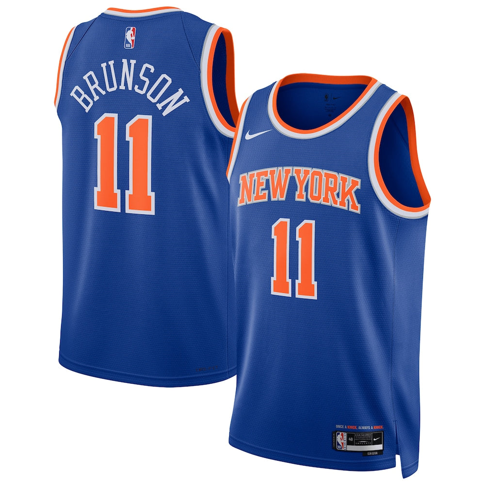New York Knicks Replica Icon Swingman Jersey Unisex Jalen Brunson | Stitched Jersey RTJS 12117