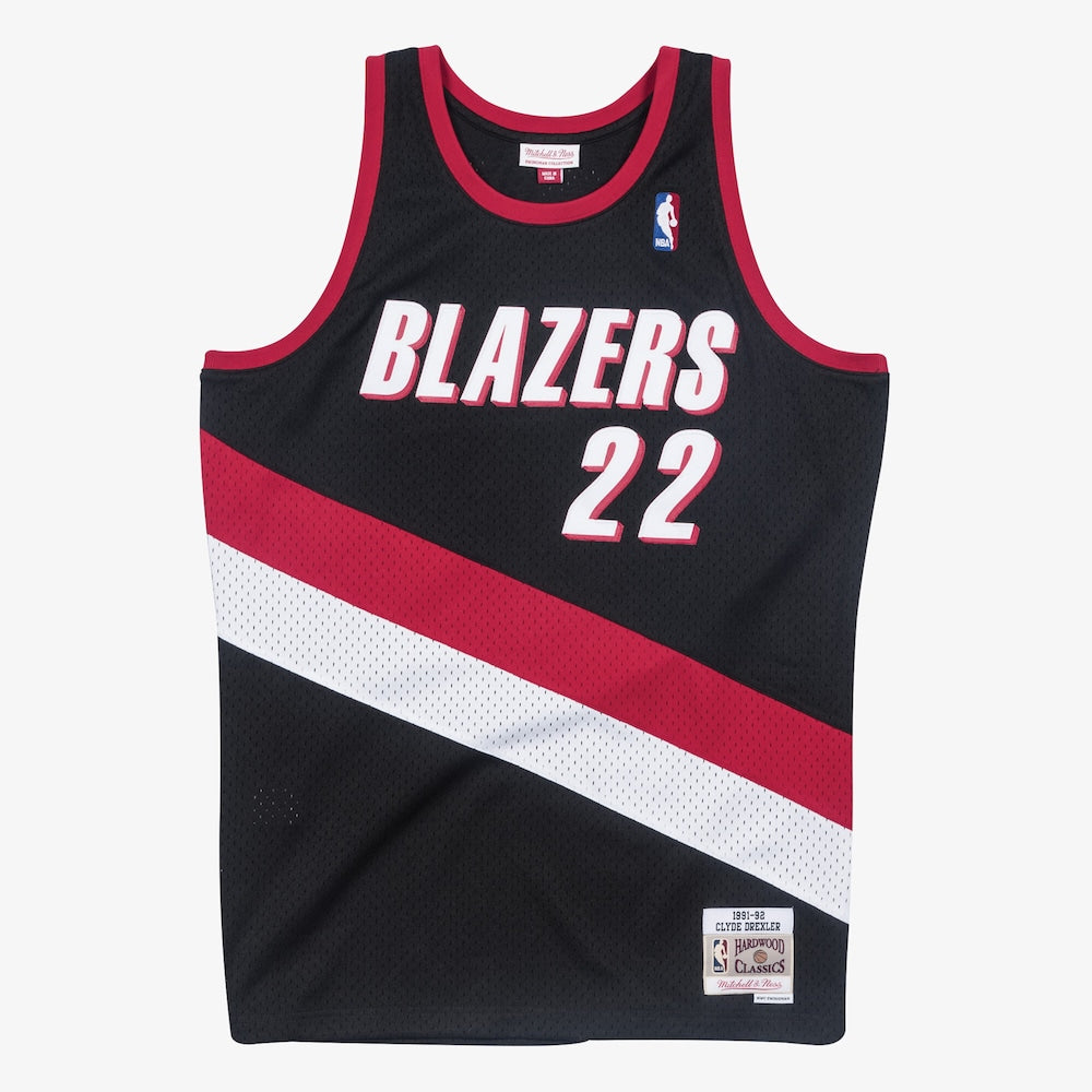 Portland Trail Blazers Swingman Jersey Clyde Drexler 1991 92 | Stitched Jersey RTJS 12111