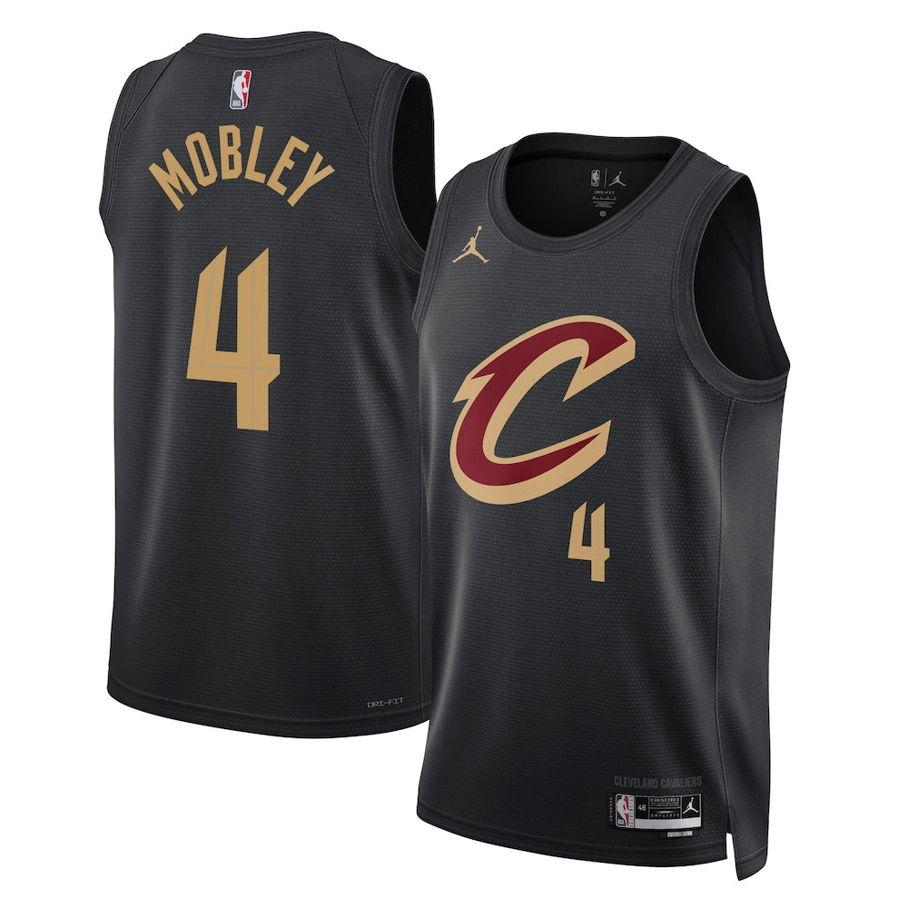 Cleveland Cavaliers Jordan Statement Edition Swingman Jersey Black Evan Mobley Unisex | Stitched Jersey RTJS 12100