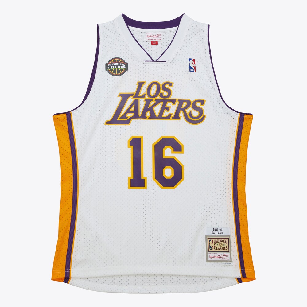 Los Angeles Lakers Swingman Jersey Pau Gasol 2008 | Stitched Jersey RTJS 12071