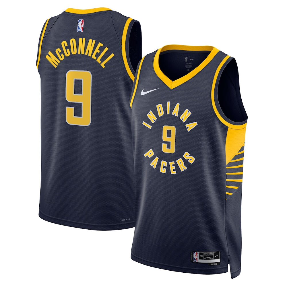Indiana Pacers Icon Edition Swingman Jersey Navy Tj Mcconnell Unisex | Stitched Jersey RTJS 12021