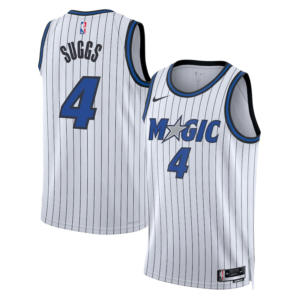 Orlando Magic Replica Association Edition Swingman Jersey White Jalen Suggs Unisex | Stitched Jersey RTJS 12011
