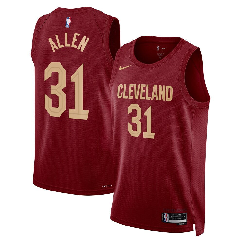 Cleveland Cavaliers Icon Edition Swingman Jersey Maroon Jarrett Allen Unisex | Stitched Jersey RTJS 11953