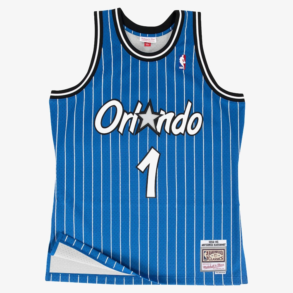 Orlando Magic Swingman Jersey Road Anfernee Hardaway 1994 95 | Stitched Jersey RTJS 11935
