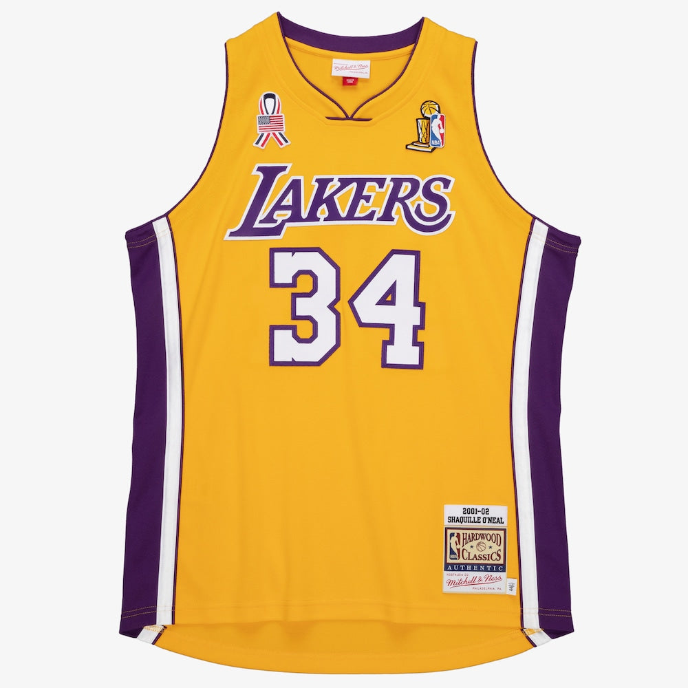 Los Angeles Lakers Jersey Shaquille Oneal 2001 02 | Stitched Jersey RTJS 11921