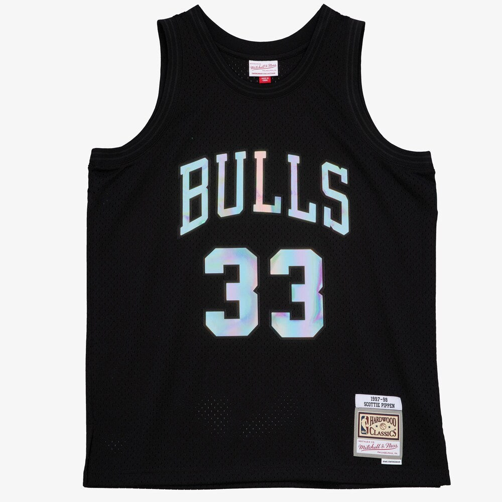 Chicago Bulls Iridescent Swingman Jersey Scottie Pippen 1997 | Stitched Jersey RTJS 11917
